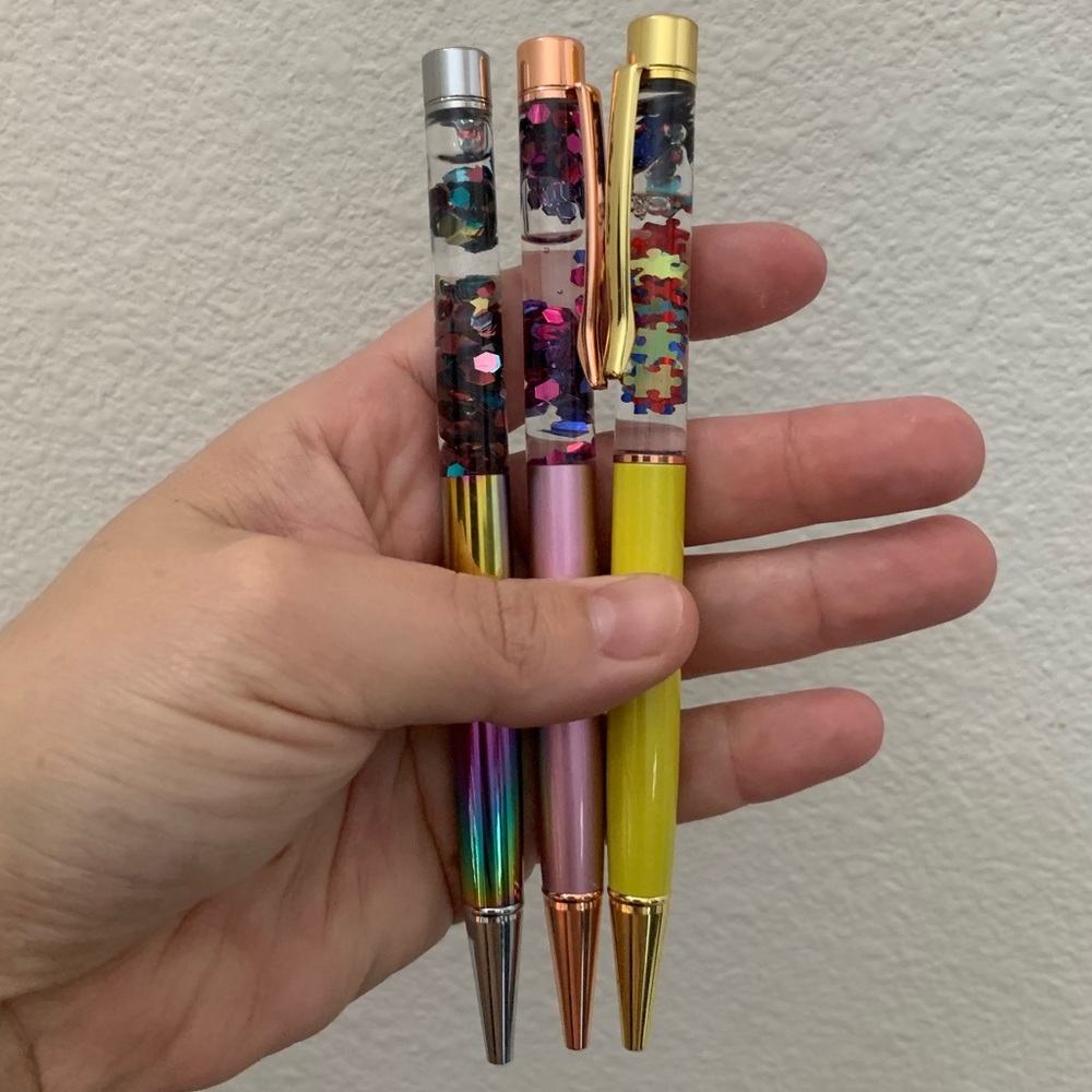 Glitter pens, listing is per pen.